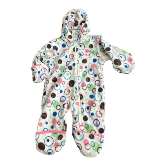 Columbia One Piece Fleece Snow Suit Baby Bunting 12 months - Picture 2 of 8